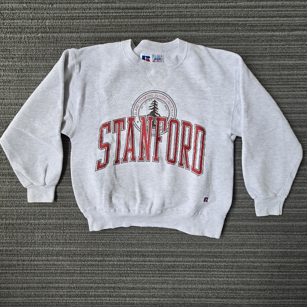 Stanford University Vintage Russell Athletic Made In USA Boxy Sweatshirt